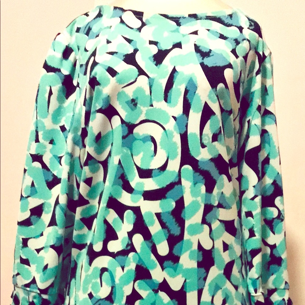 Multi colored pattern dress